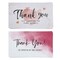 Wrapables 2.1" x 3.5" Thank You Card Inserts, Appreciation Cards for Small Business, Weddings, Bridal & Baby Showers, 120pcs